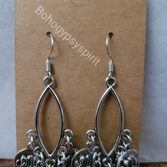 Boho Elephant Tassel Dangle Earrings - Picture 12 of 17